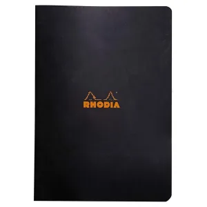 Rhodia Black A4 Notebook Squared 96 Pages