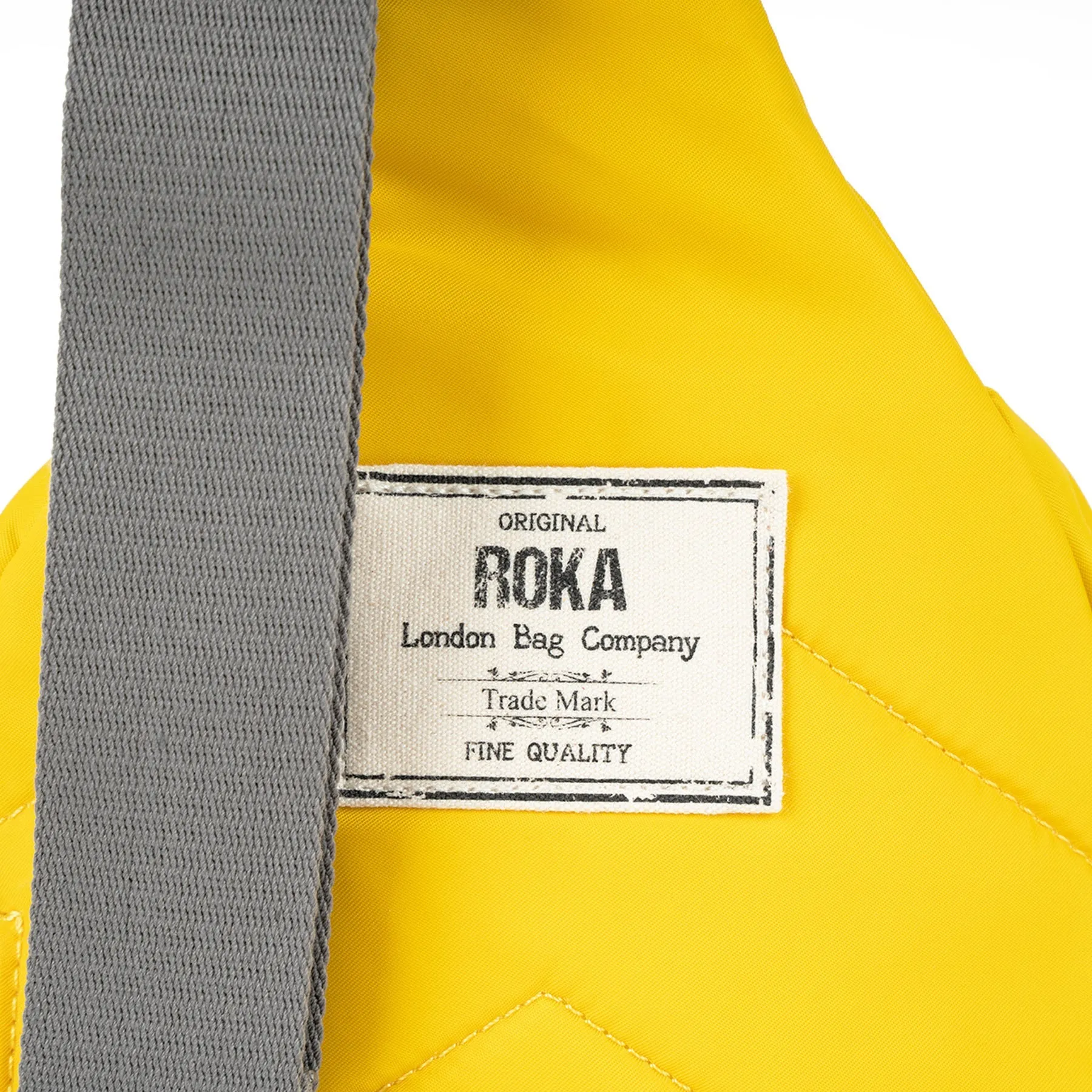 ROKA Willesden B Large Recycled Nylon Bag - Mustard
