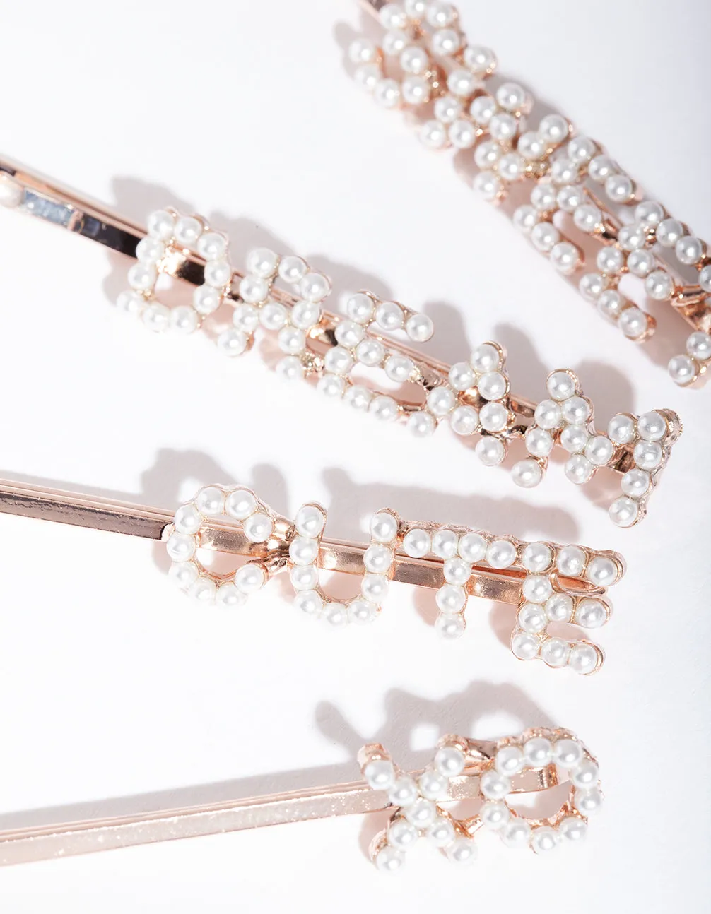 Rose Gold Deam Sweet Hair Clip Pack