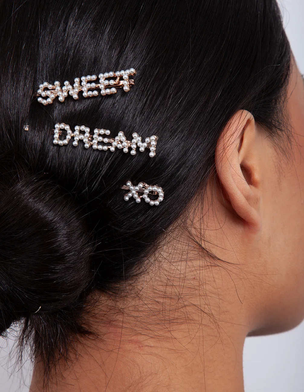 Rose Gold Deam Sweet Hair Clip Pack