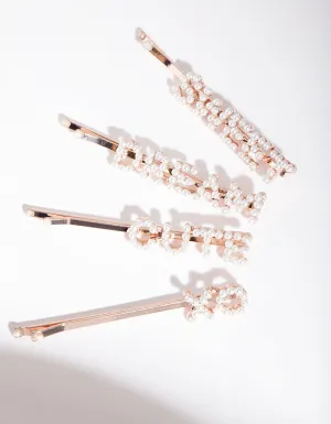 Rose Gold Deam Sweet Hair Clip Pack