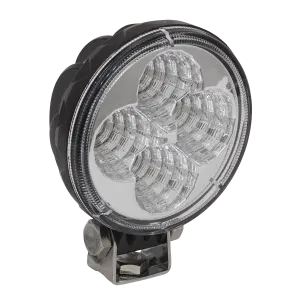 Round Work Light with Mounting Bracket 12W LED
