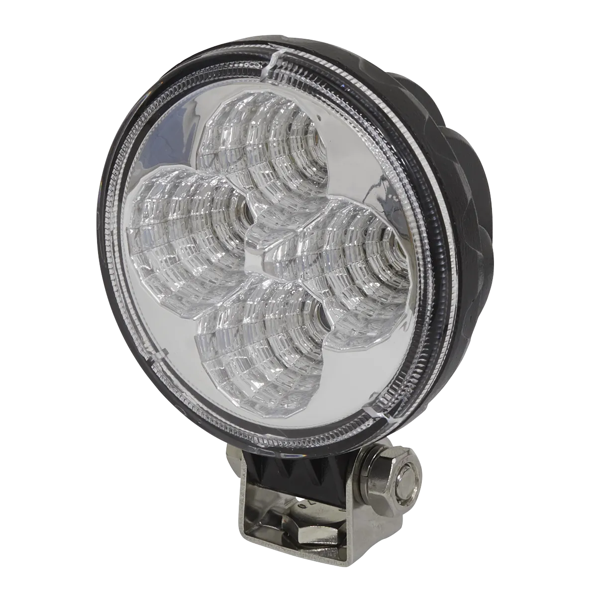 Round Work Light with Mounting Bracket 12W LED