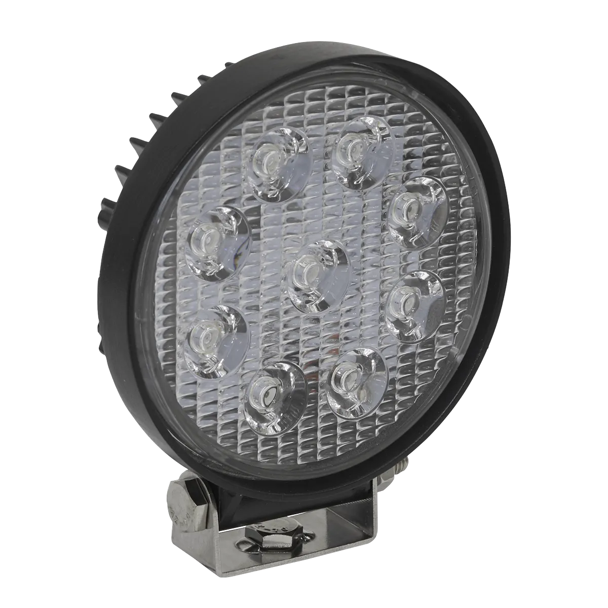 Round Work Light with Mounting Bracket 27W LED