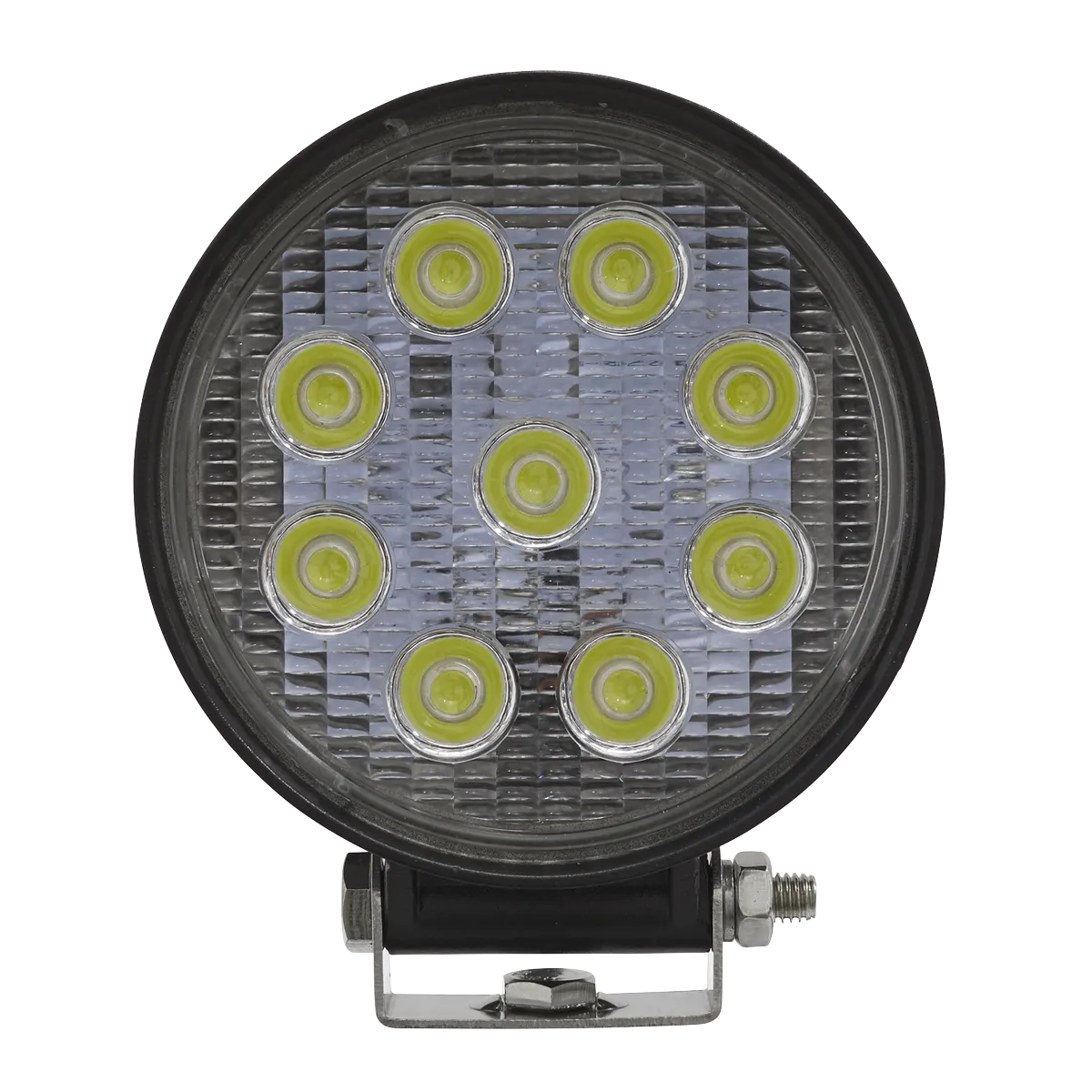Round Work Light with Mounting Bracket 27W LED
