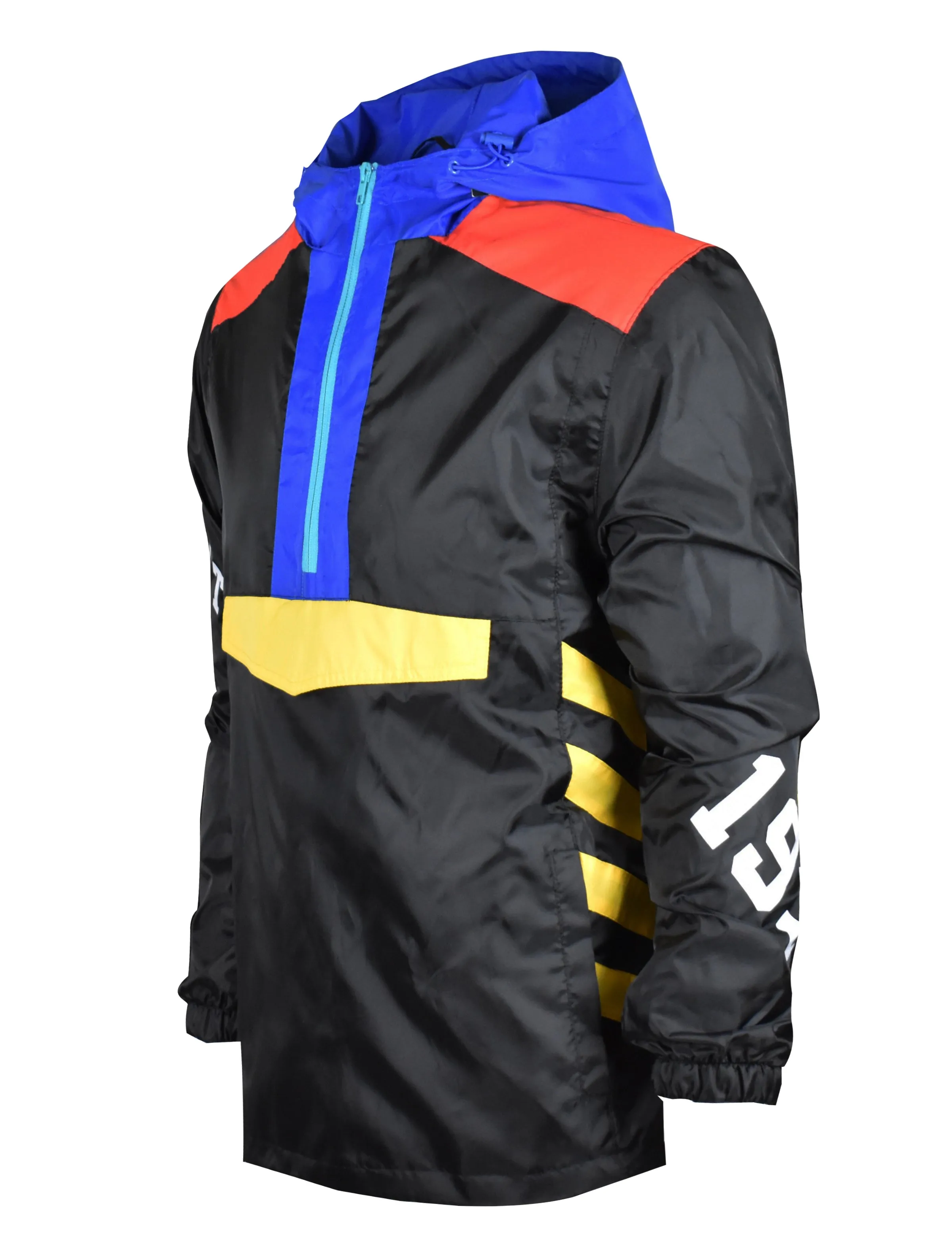 S51910-Color Block Windbreaker JACKET