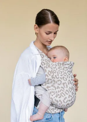 Sand Leopard Organic Cotton Baby Carrier