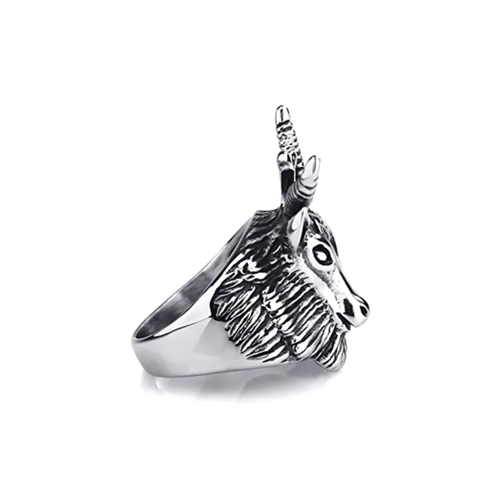 SHEEP GOAT HEAD RING