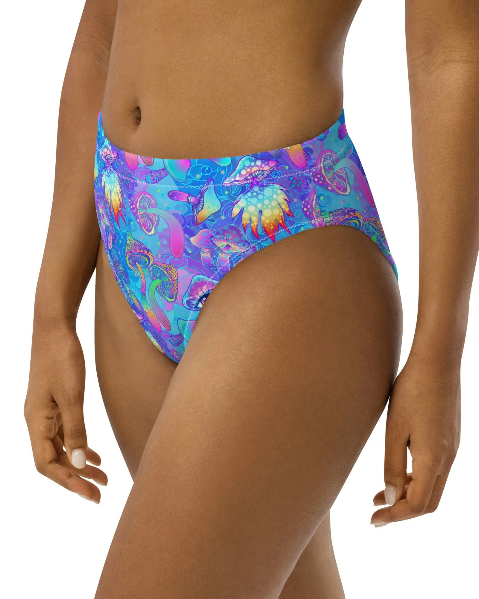 Shroomin Blue High Waisted Bottoms