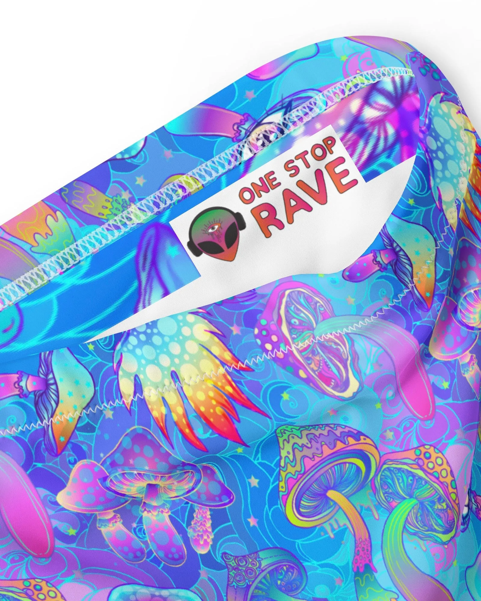Shroomin Blue High Waisted Bottoms