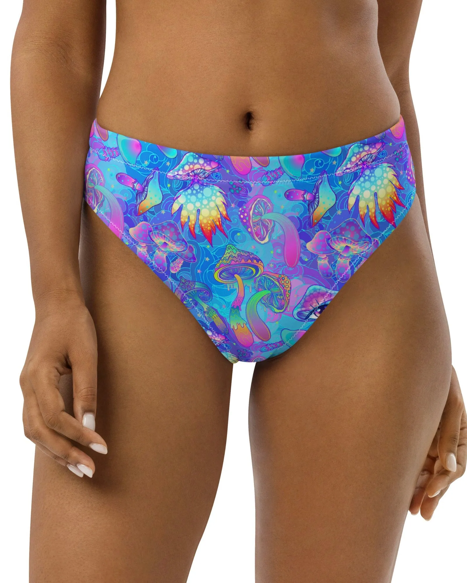 Shroomin Blue High Waisted Bottoms