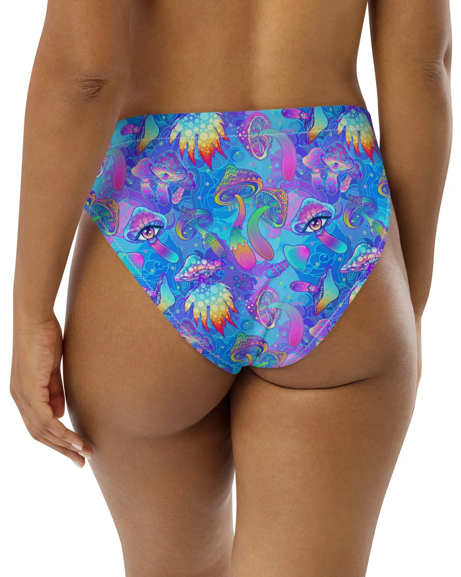 Shroomin Blue High Waisted Bottoms