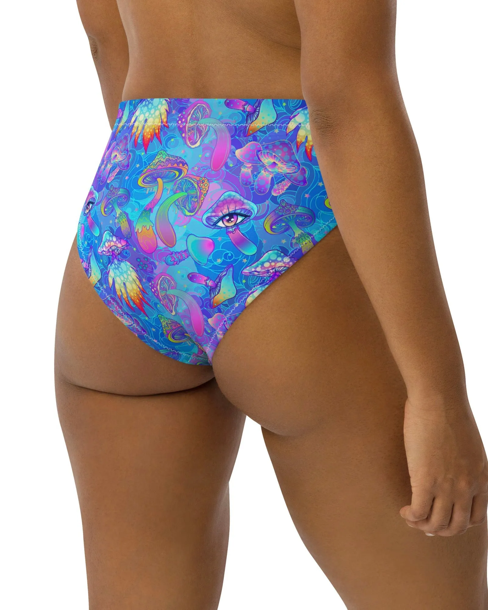 Shroomin Blue High Waisted Bottoms