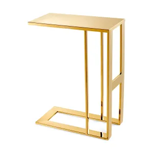 SIDE TABLE PIERRE GOLD FINISH