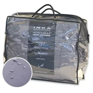 Skoda Kodiaq Front 1 1 INKA Tailored Waterproof Seat Covers Grey