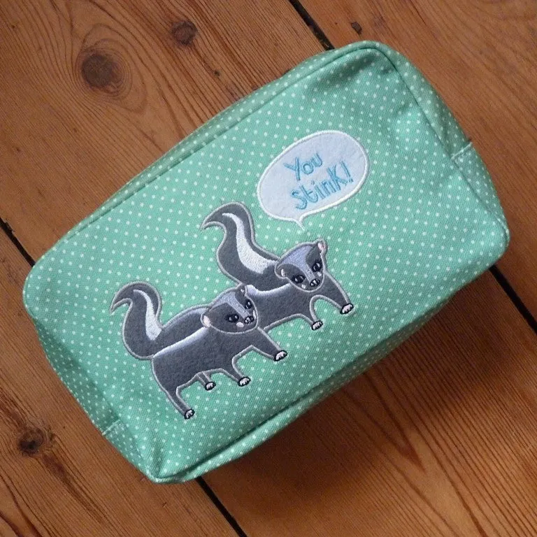 Skunks Cosmetic Bag