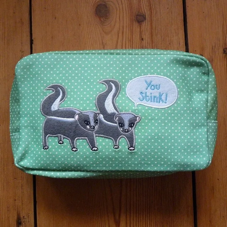 Skunks Cosmetic Bag