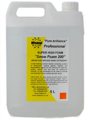 Snow Foam 200 - Super High Foaming Neutral Car Shampoo