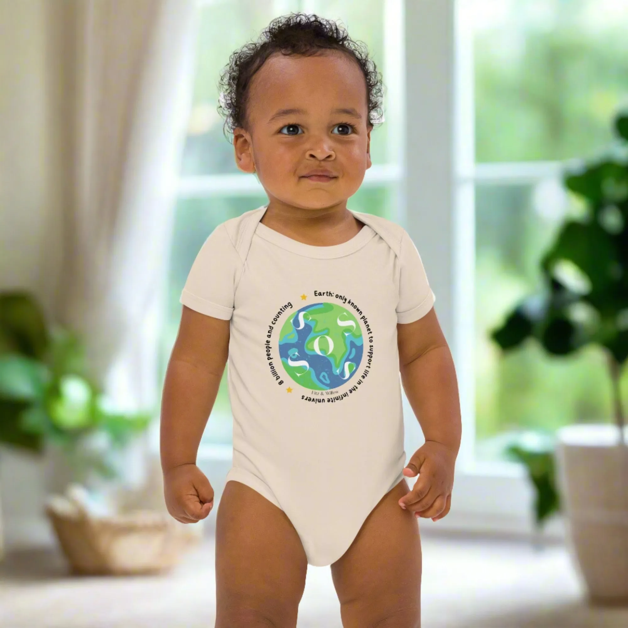 SOS Earth, Organic cotton baby bodysuit
