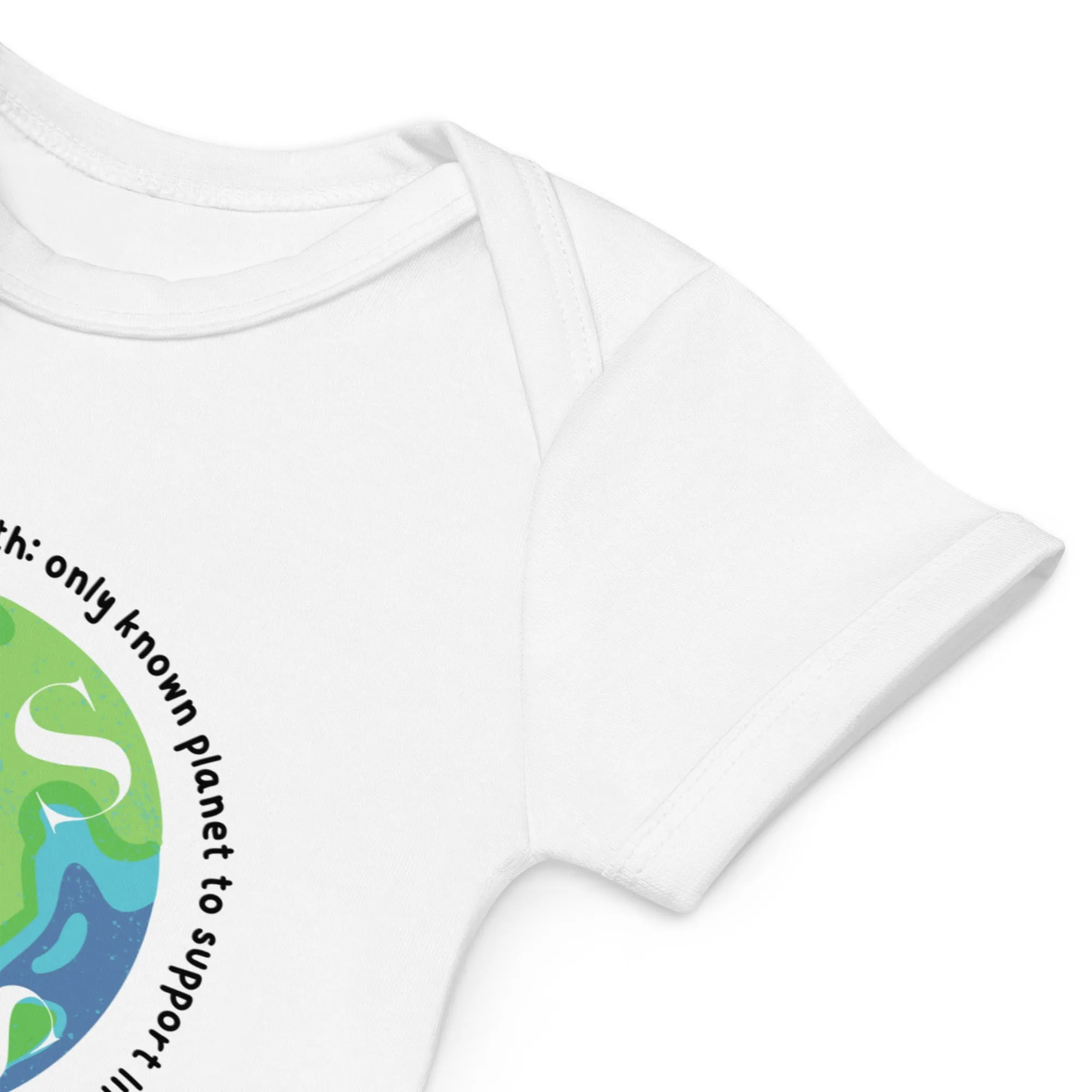 SOS Earth, Organic cotton baby bodysuit