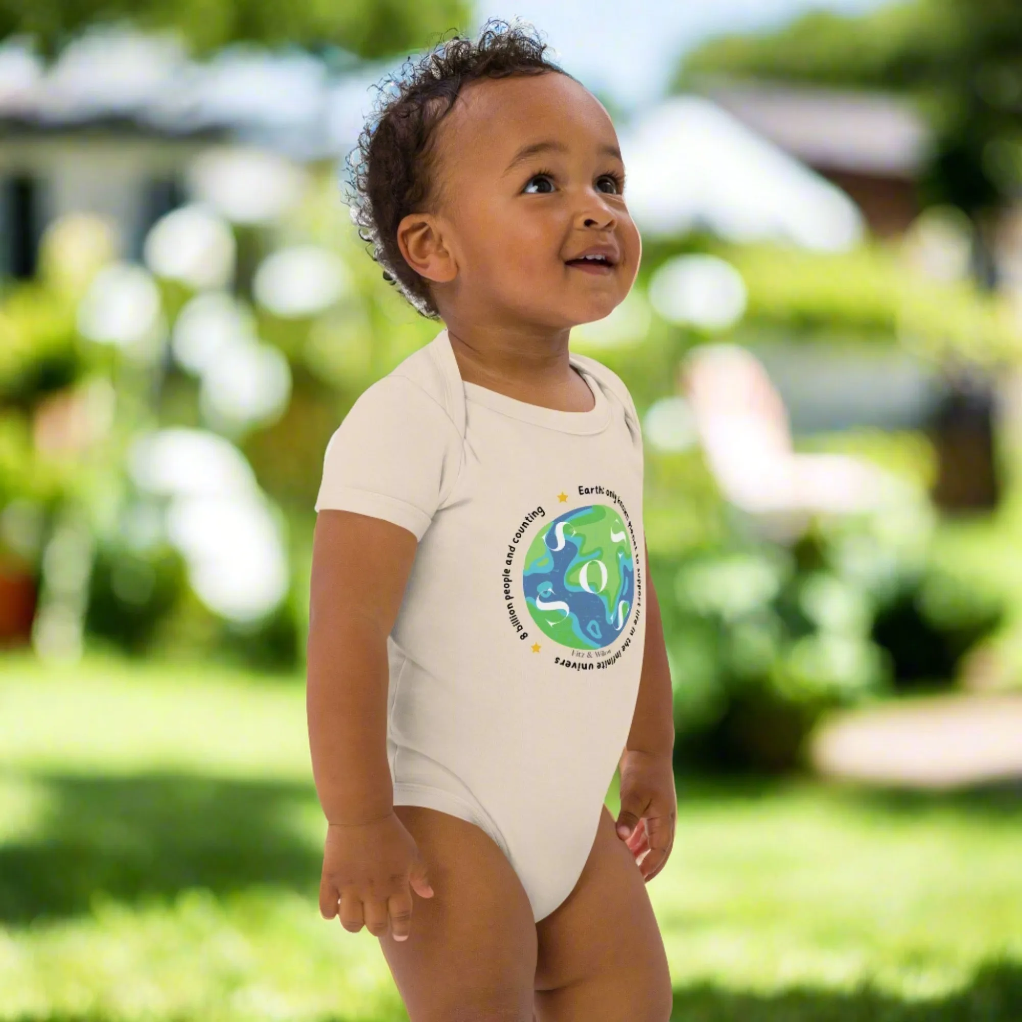 SOS Earth, Organic cotton baby bodysuit