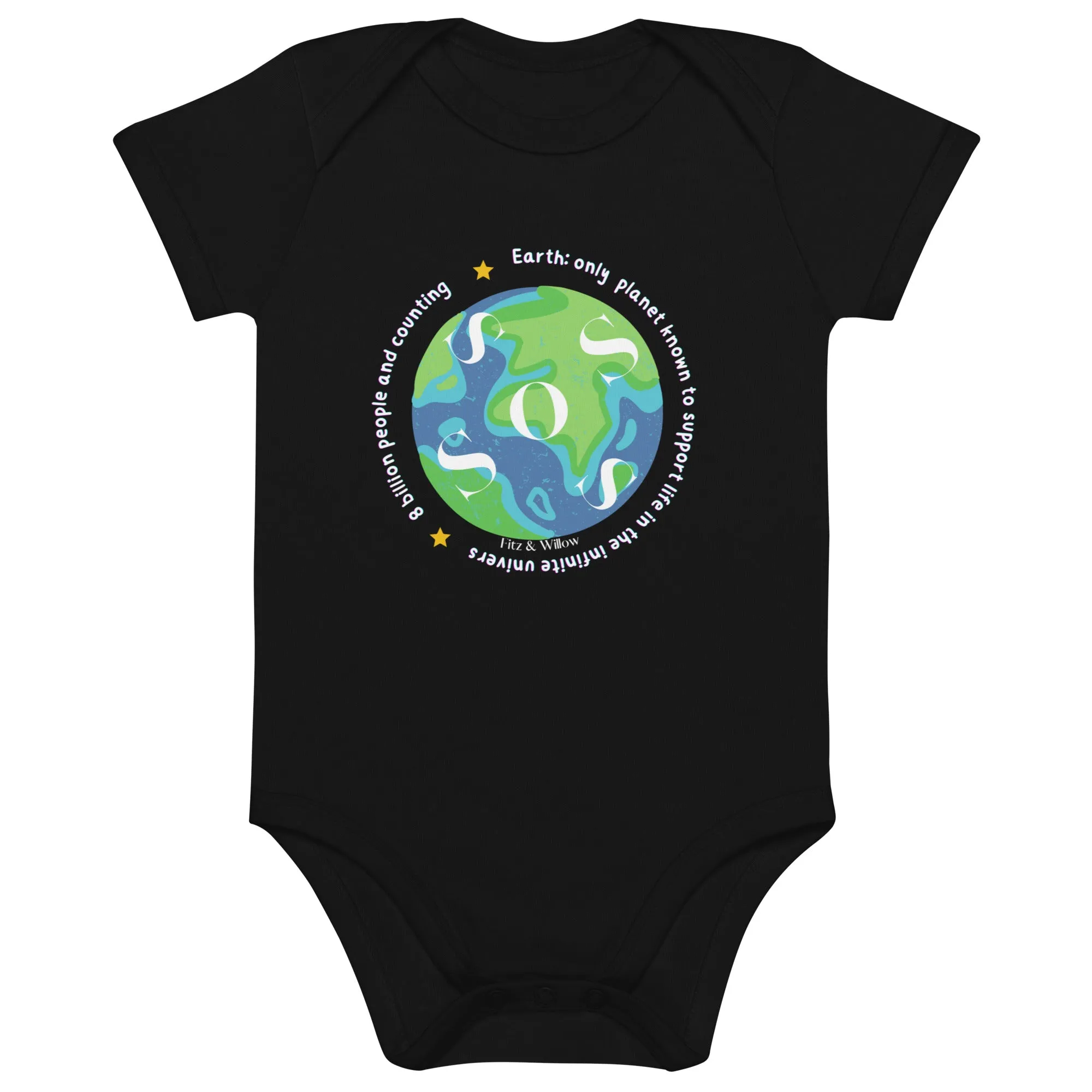 SOS Earth, Organic cotton baby bodysuit