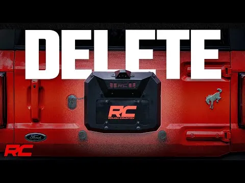 Spare Tire Carrier Delete Kit - Ford Bronco 4WD (2021-2023)