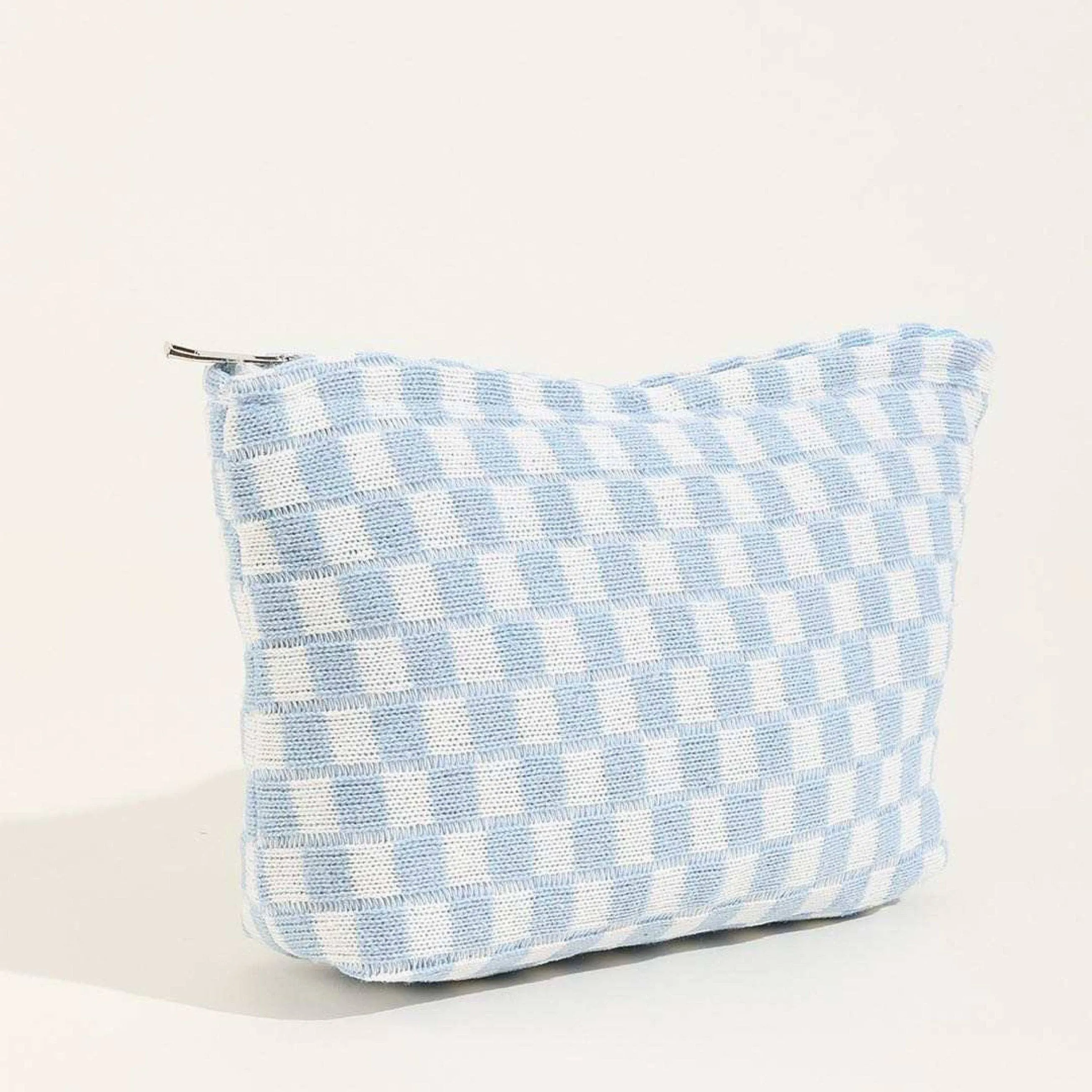 Spring Check Cosmetic Bag