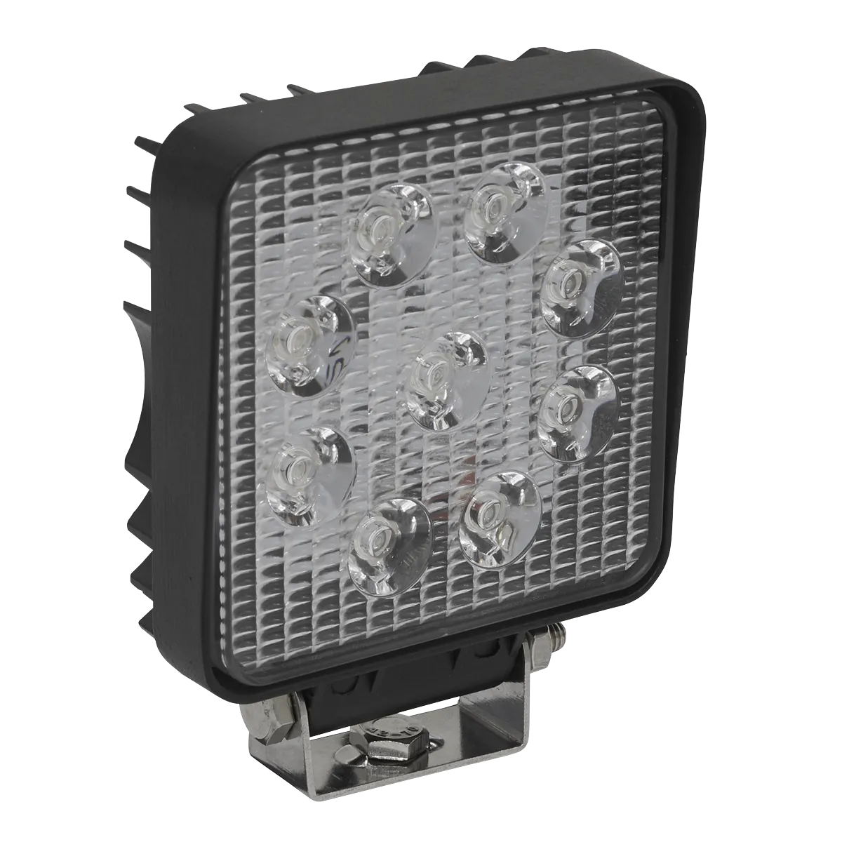 Square Work Light with Mounting Bracket 27W LED