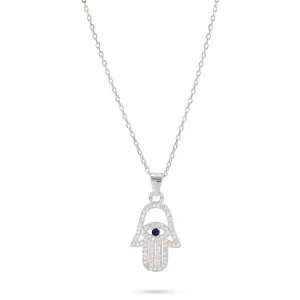 Studded Hamsa - Silver