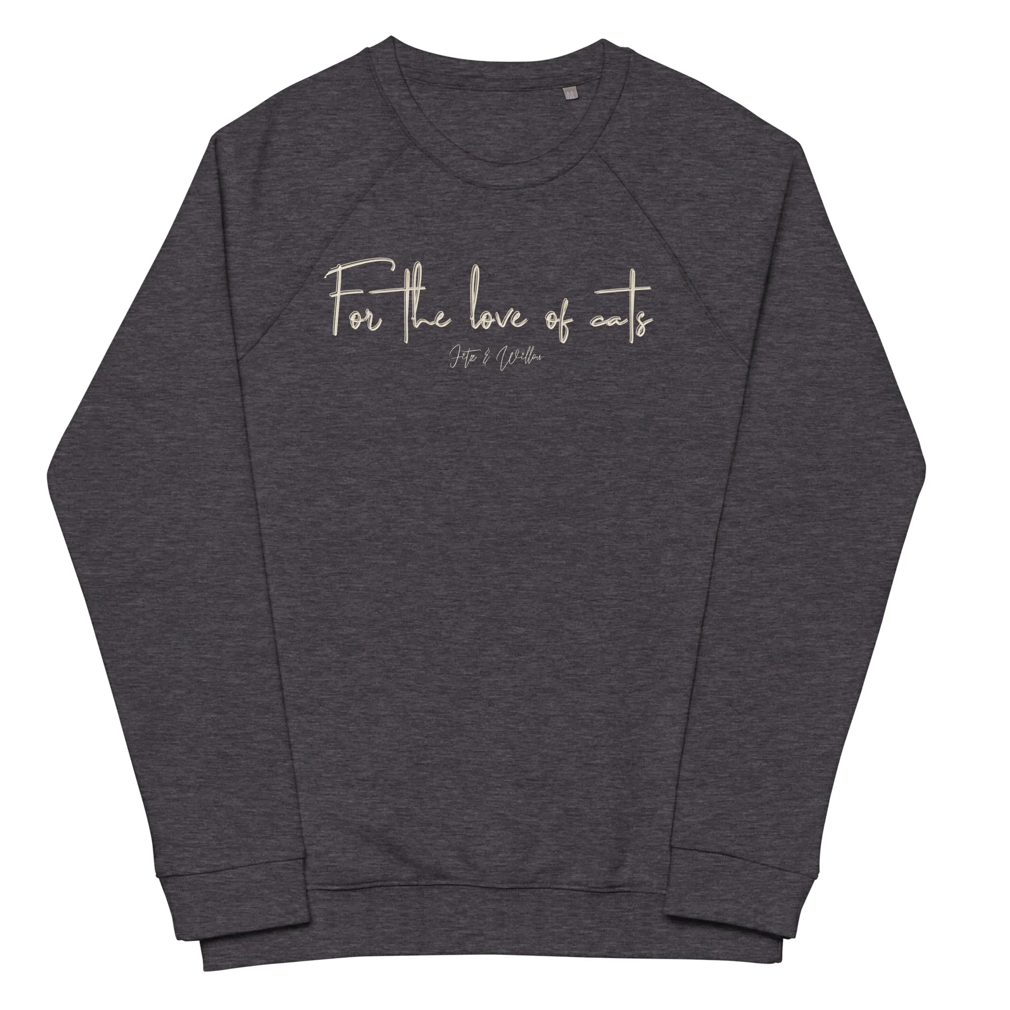 Sustainable Cat Lover’s Sweatshirt - “For the Love of Cats”