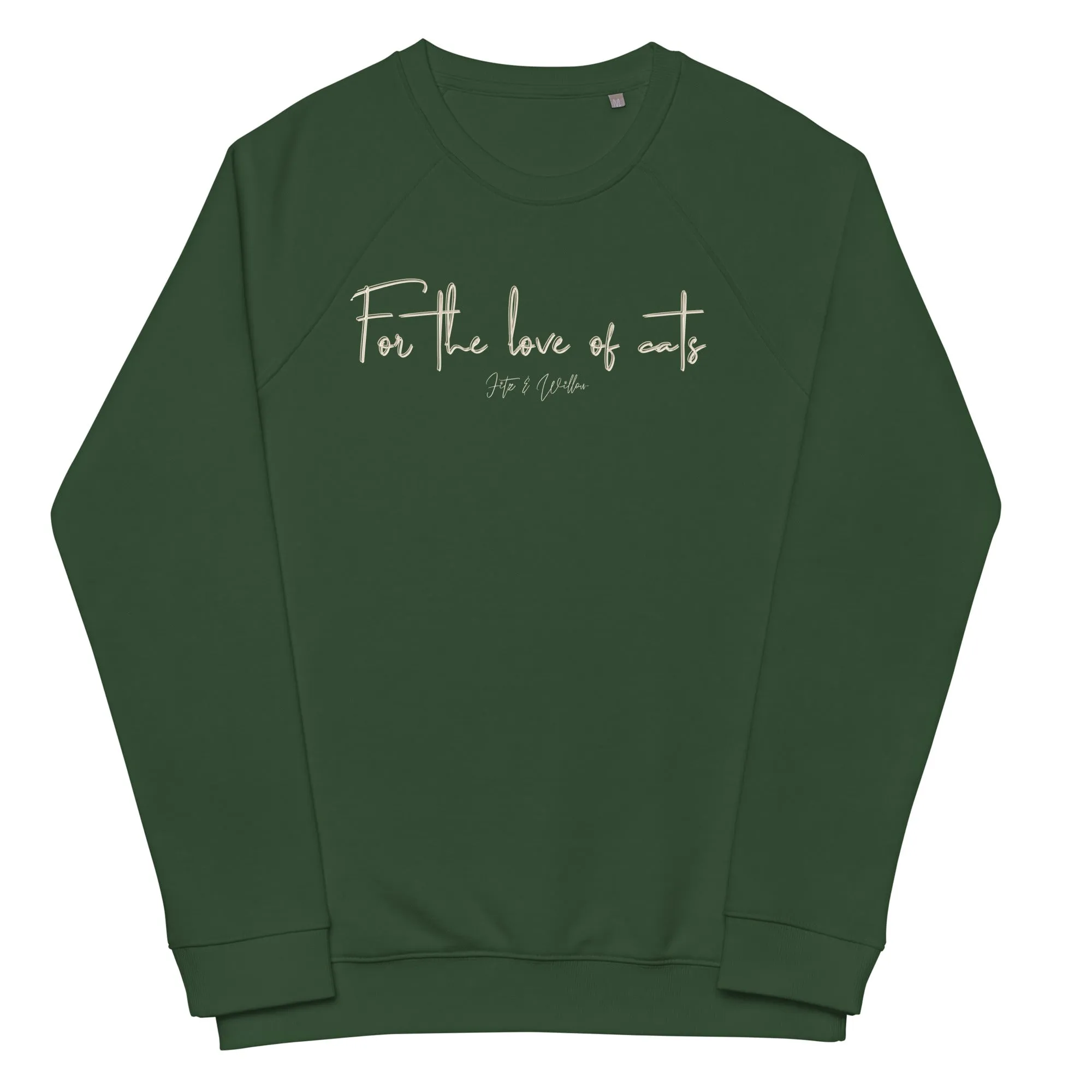 Sustainable Cat Lover’s Sweatshirt - “For the Love of Cats”