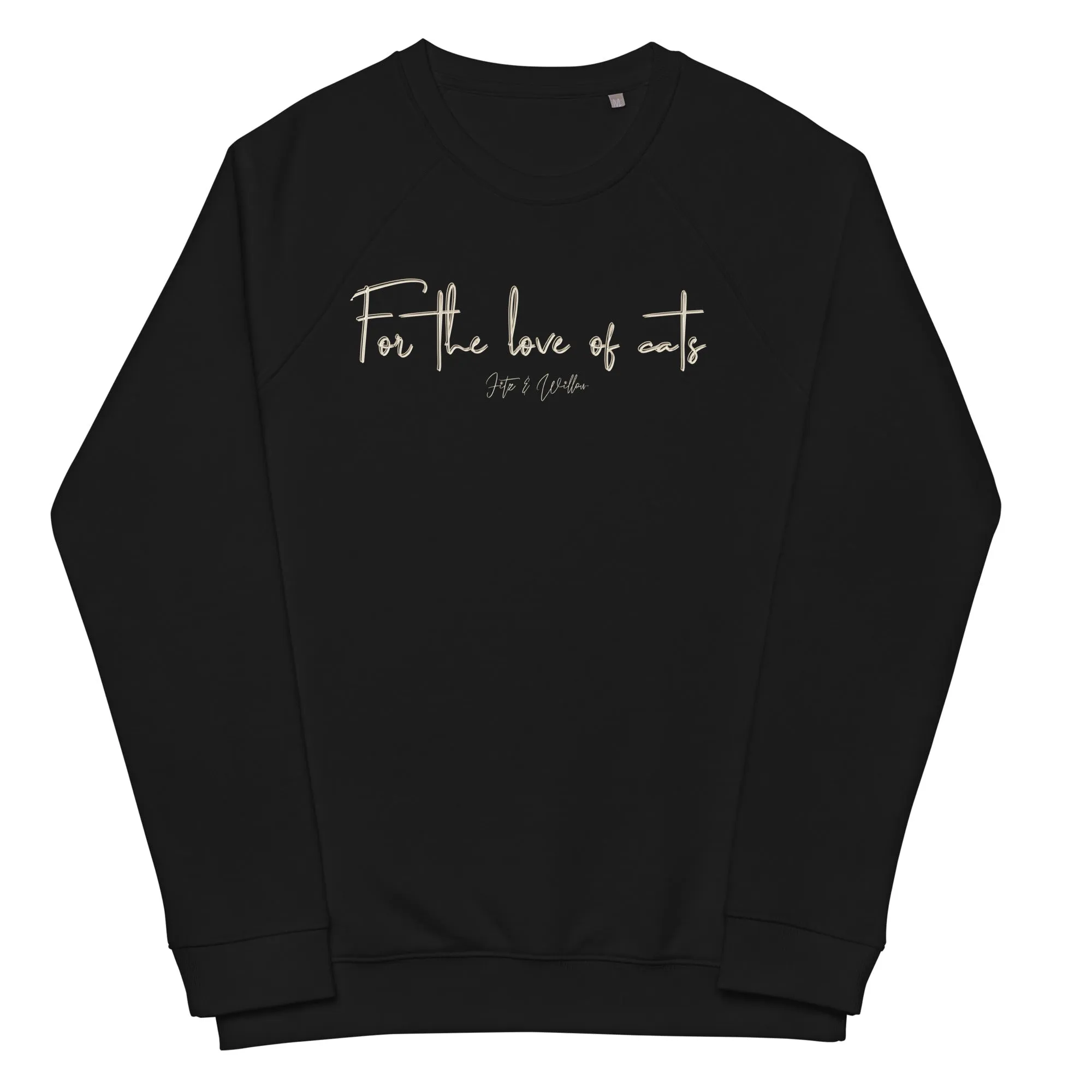 Sustainable Cat Lover’s Sweatshirt - “For the Love of Cats”