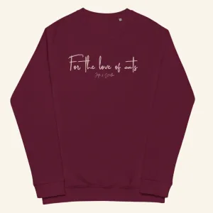 Sustainable Cat Lover’s Sweatshirt - “For the Love of Cats”