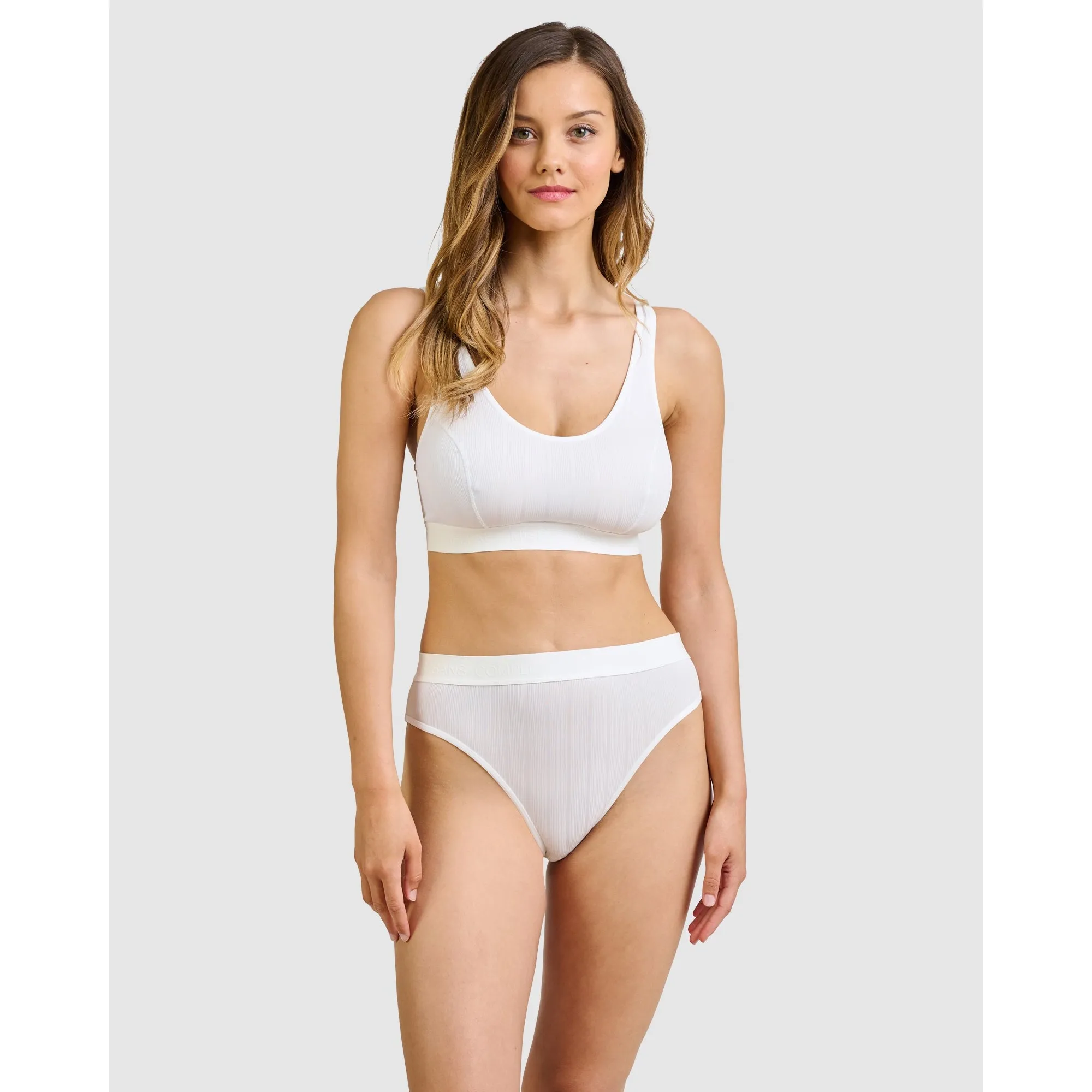 Sydney Ribbed High Waist High Cut Brief