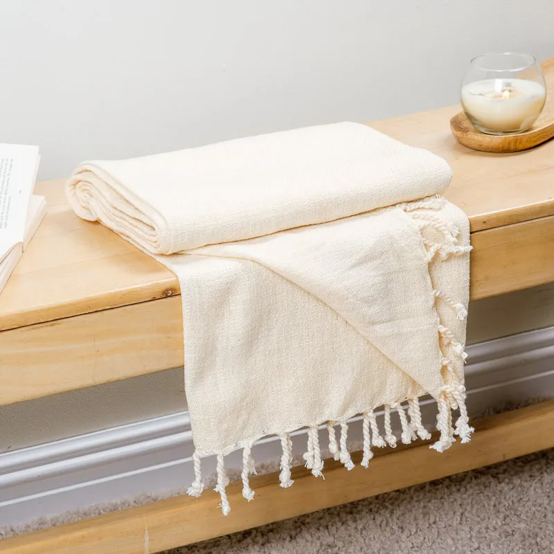 Textured Throw - Natural