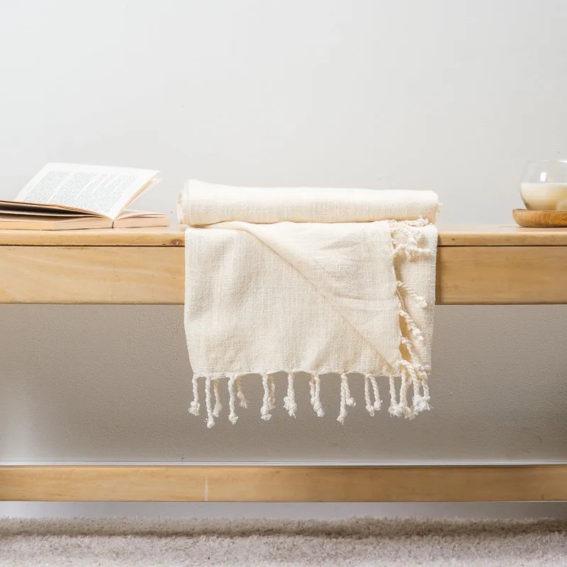 Textured Throw - Natural