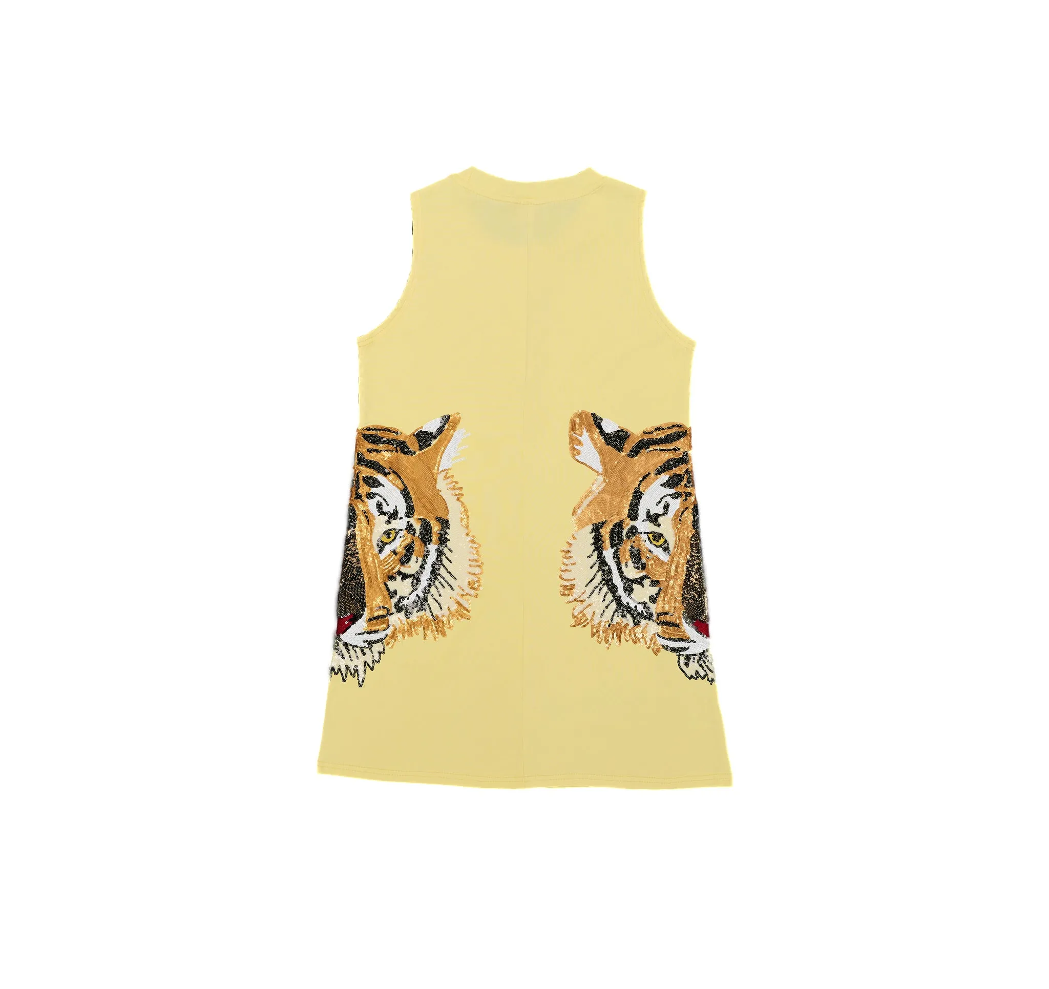 Tiger Head Tank Dress