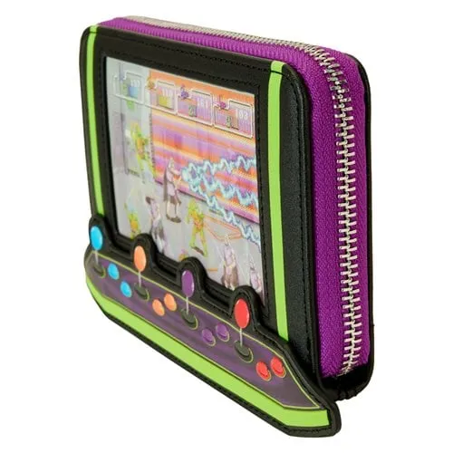 TMNT 40th Anniversary Vintage Arcade Zip-Around Wallet