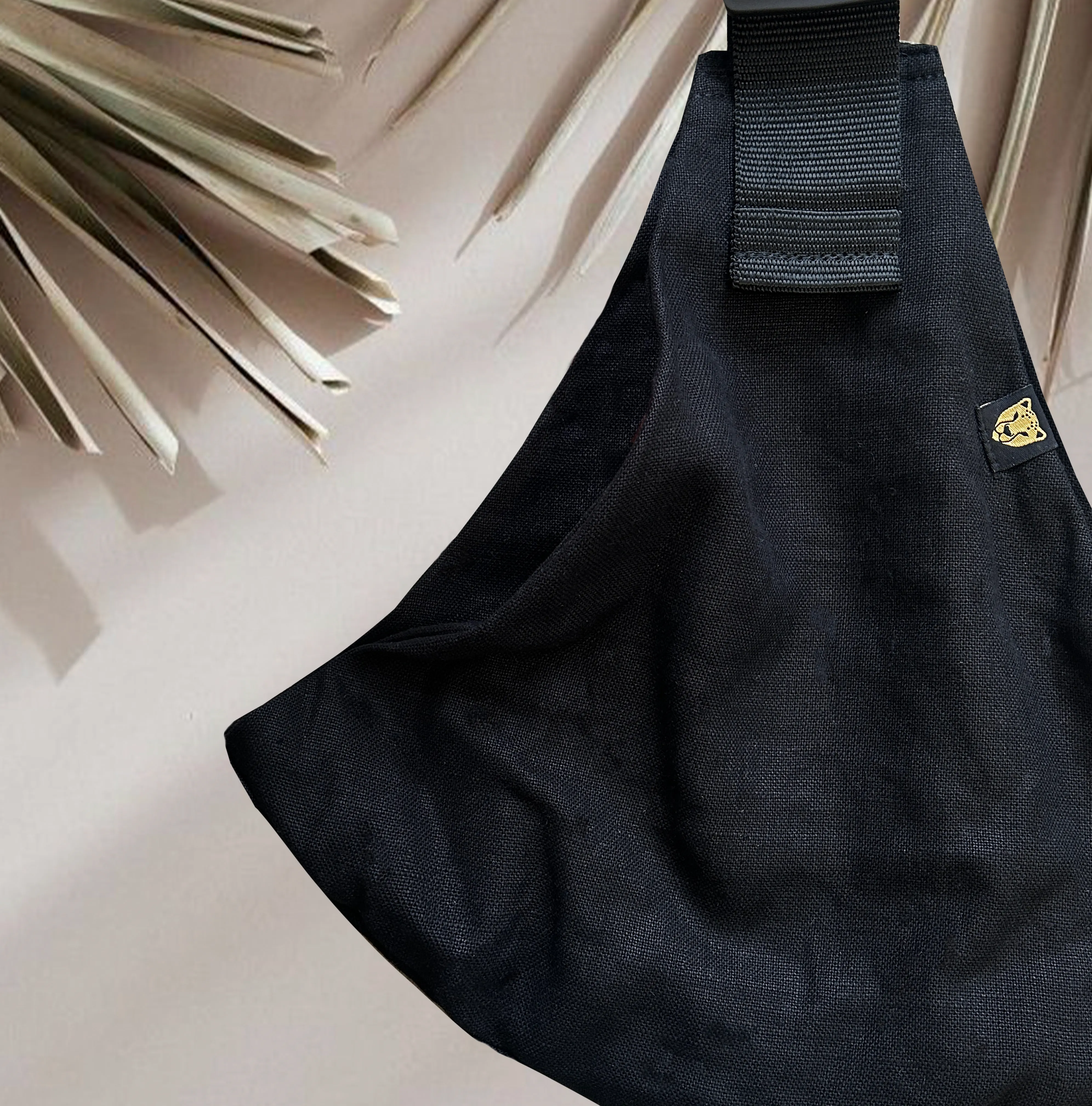 Toddler Carrier Black Linen
