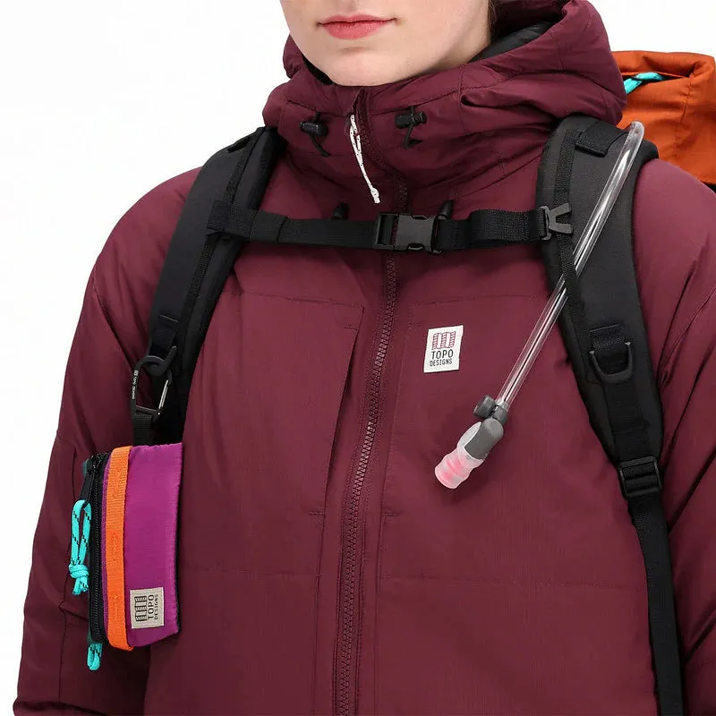 TOPO DESIGNS - ACCESSORY BAG MOUNTAIN  - CLAY/BLACK
