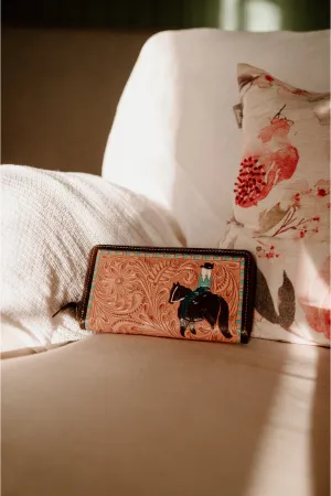 Tortle Tooled Leather Wallet