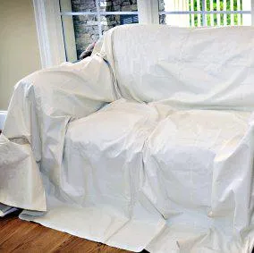Trimaco Rubber-Duckie® Butyl-Coated Backed Drop Cloth 12′ x 15′ (Pack of 4)