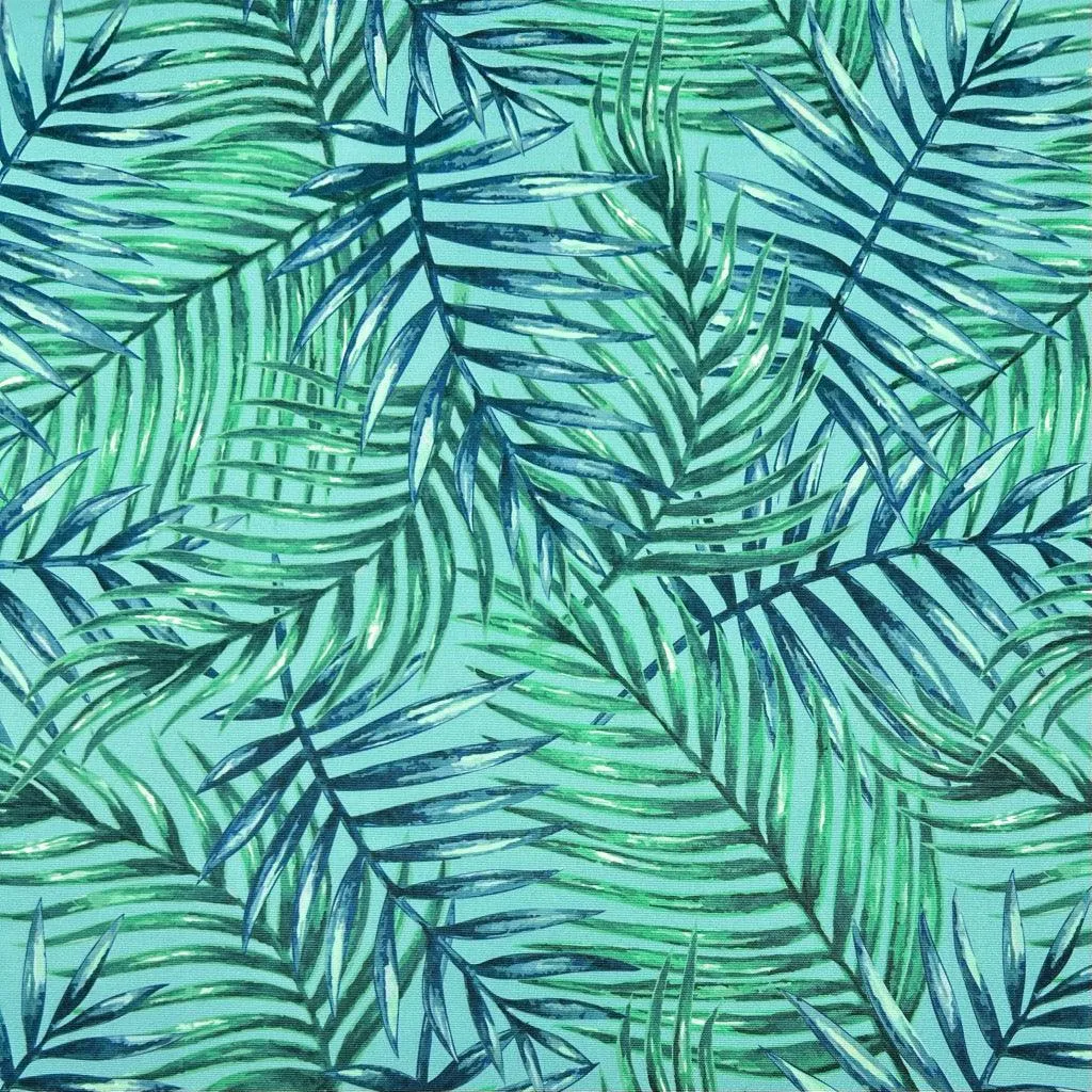 Tropical Leaves Water Resistant Fabric