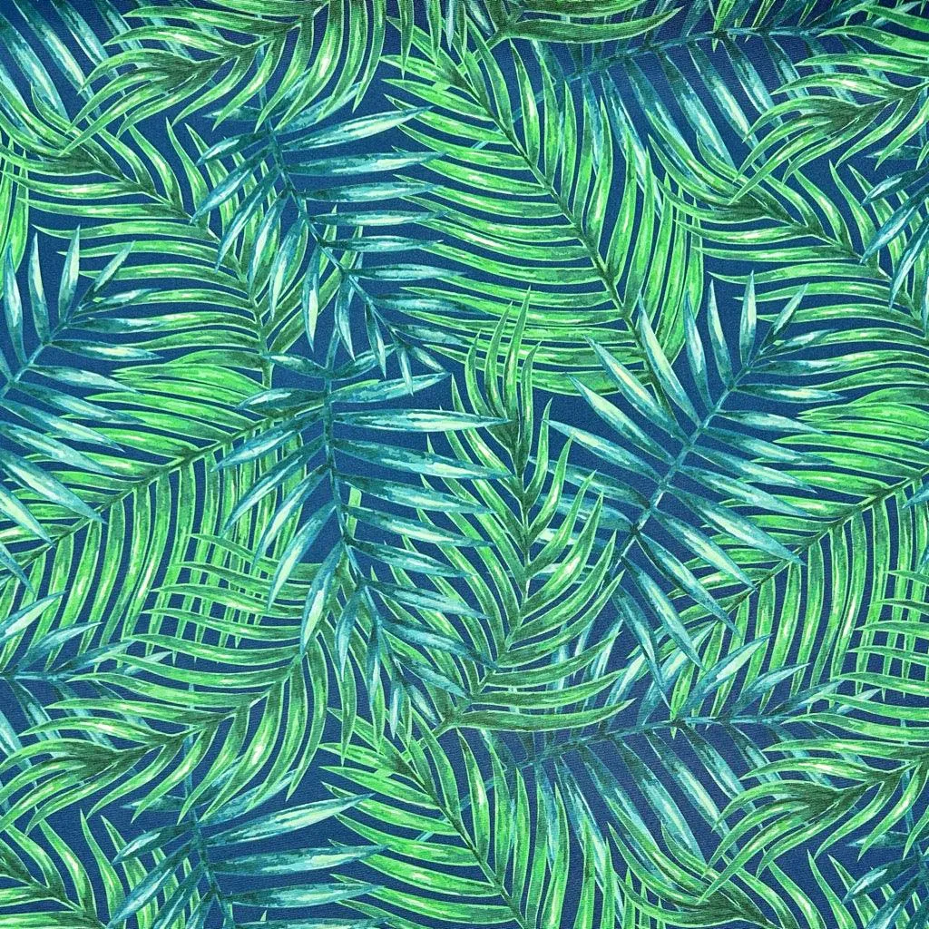 Tropical Leaves Water Resistant Fabric