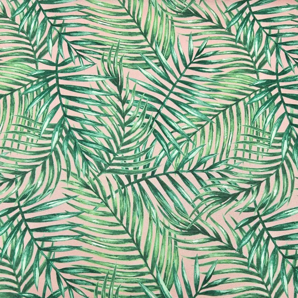 Tropical Leaves Water Resistant Fabric