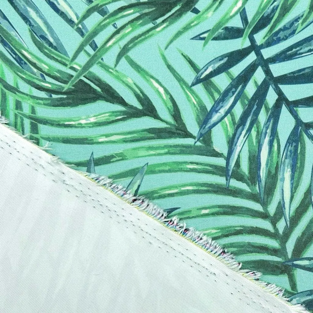 Tropical Leaves Water Resistant Fabric