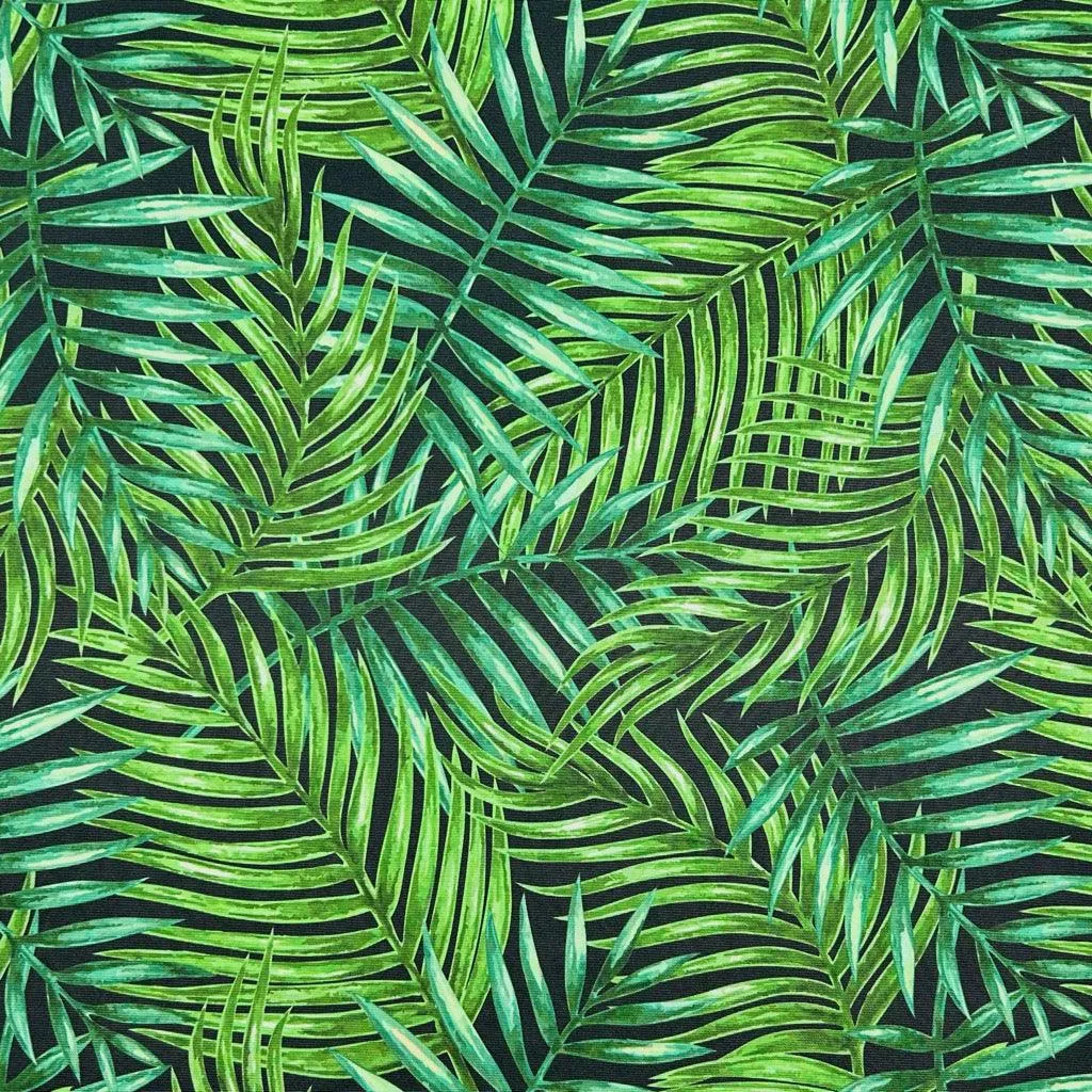 Tropical Leaves Water Resistant Fabric