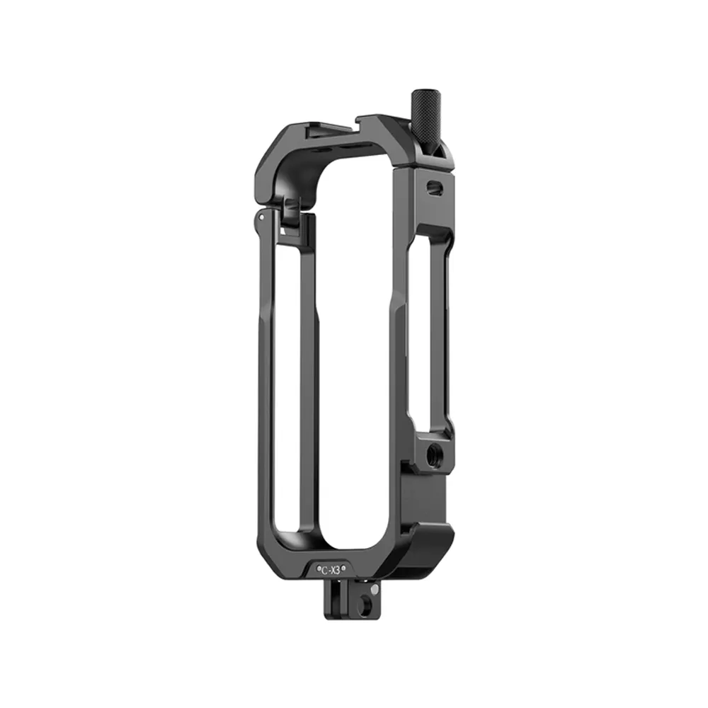 Ulanzi C-X3 Aluminum Alloy Cage for Insta360 One X3 with Manual Locking Knob, Built-in Gasket and 1/4"-20 Screw Hole for Mounting | 3197