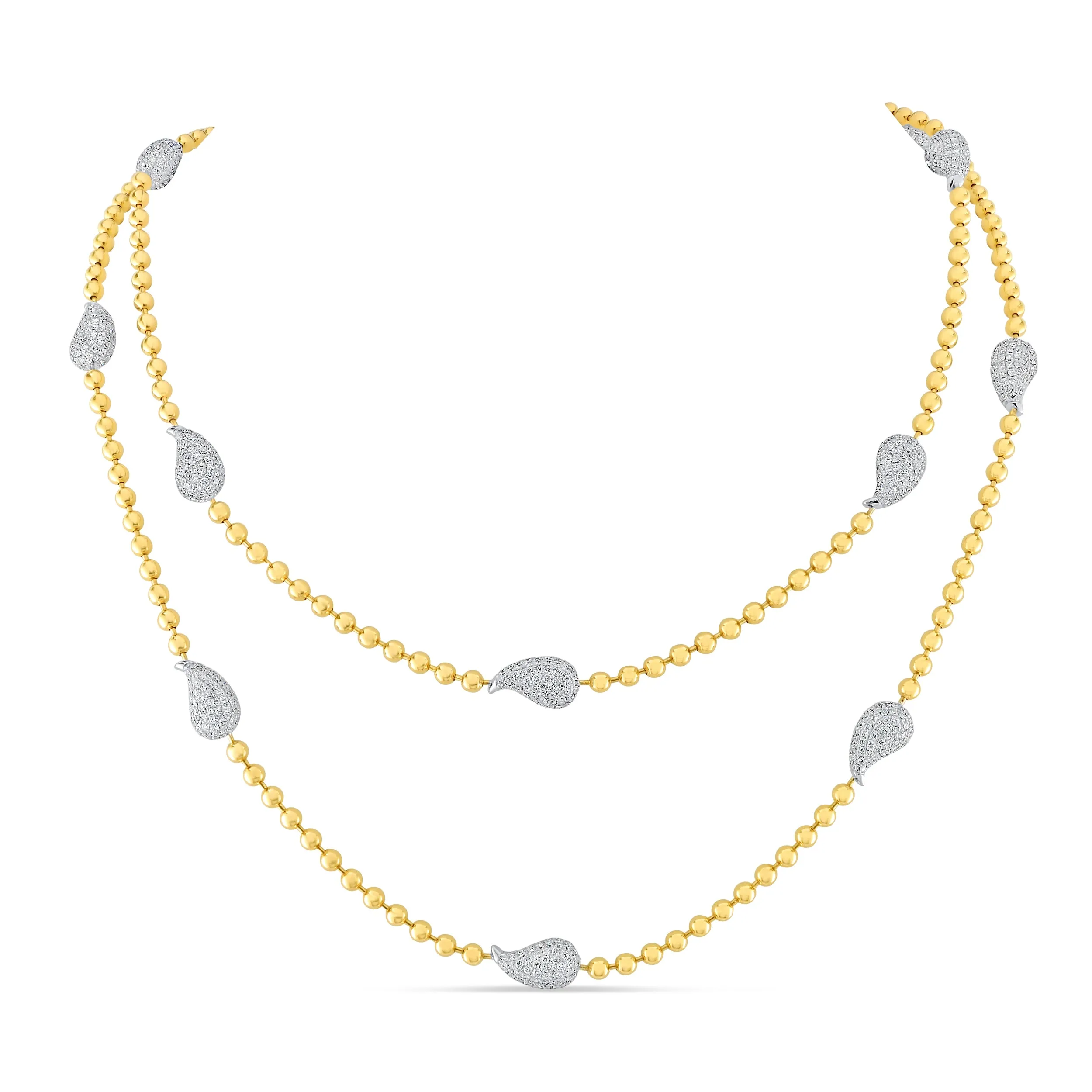 Uneek Necklace 18K White Gold, 18K Yellow Gold NK2243